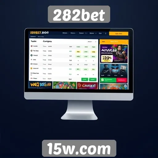 Interface do usuário do site 282bet é intuitiva